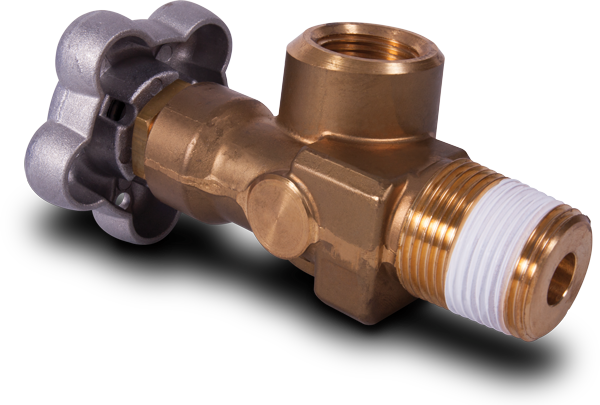 Umwickeltes Messingventil